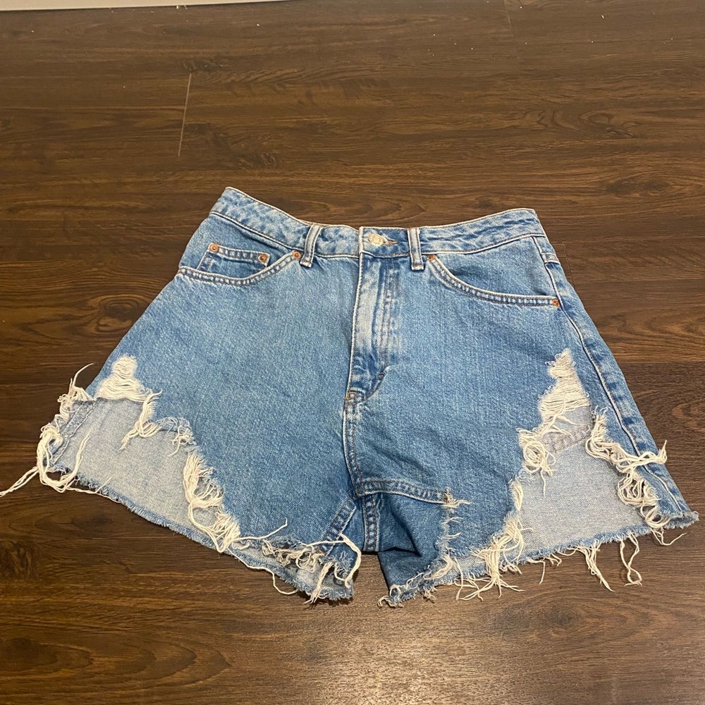 Denim shorts